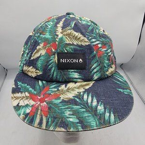 Nixon Adults Tropical Floral Sample Hat Cap Comfort Adjustable Vacation Travel